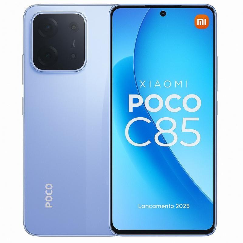 スマートフォン本体 POCO C85 6GB RAM 128GB ROM Smartphone Poco C85 6+6gb + 128gb, Verde | Frete grátis